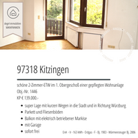 2-Zi.-ETW in 97318 Kitzingen