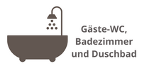 Gäste-WC, Badezimmer und Duschbad