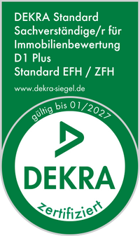 Adrian Degel DEKRA D1 Plus zertifiziert Standard für EFH/ZFH Sachverständiger für Immobilienbewertung